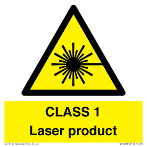 WV12883: CLASS 1 Laser product