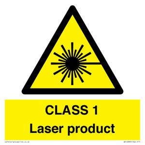 WV12883: CLASS 1 Laser product