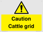 WV12905: Caution Cattle grid