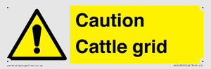 WV12905: Caution Cattle grid