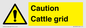 WV12905: Caution Cattle grid