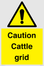 WV12905: Caution Cattle grid