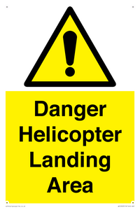 WV12923: Danger Helicopter Landing Area