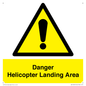 WV12923: Danger Helicopter Landing Area