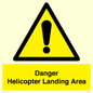 WV12923: Danger Helicopter Landing Area