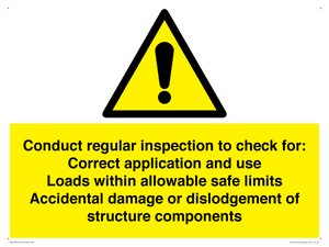 WV12940: Conduct regular inspection