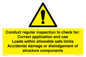 WV12940: Conduct regular inspection