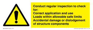 WV12940: Conduct regular inspection