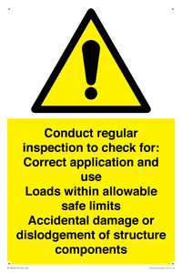 WV12940: Conduct regular inspection