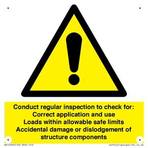 WV12940: Conduct regular inspection