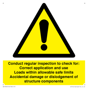 WV12940: Conduct regular inspection