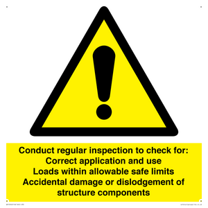 WV12940: Conduct regular inspection
