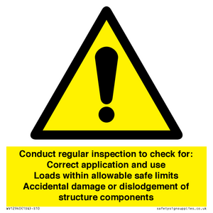 WV12940: Conduct regular inspection