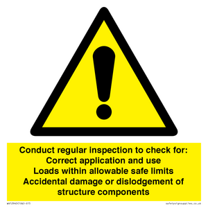 WV12940: Conduct regular inspection