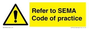 WV12946: Refer to SEMA Code of practice