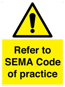 WV12946: Refer to SEMA Code of practice
