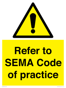 WV12946: Refer to SEMA Code of practice