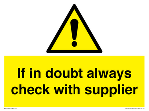 WV12949: If in doubt always check with supplier