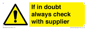 WV12949: If in doubt always check with supplier