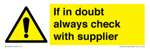 WV12949: If in doubt always check with supplier