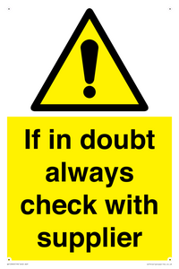 WV12949: If in doubt always check with supplier