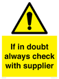 WV12949: If in doubt always check with supplier