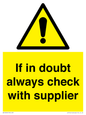 WV12949: If in doubt always check with supplier