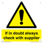 WV12949: If in doubt always check with supplier