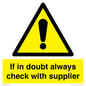WV12949: If in doubt always check with supplier