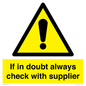 WV12949: If in doubt always check with supplier