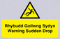 WV13048: Rhybudd Gollwng Sydyn Warning Sudden Drop