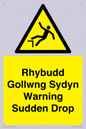 WV13048: Rhybudd Gollwng Sydyn Warning Sudden Drop