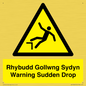 WV13048: Rhybudd Gollwng Sydyn Warning Sudden Drop