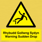 WV13048: Rhybudd Gollwng Sydyn Warning Sudden Drop