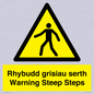 WV13054: Rhybudd grisiau serth Warning Steep Steps