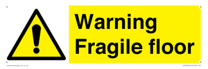WV13093: Warning fragile floor