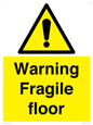 WV13093: Warning fragile floor