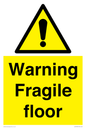 WV13093: Warning fragile floor