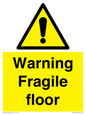 WV13093: Warning fragile floor