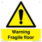 WV13093: Warning fragile floor