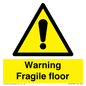 WV13093: Warning fragile floor