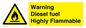 WV13099: Warning diesel fuel Highly Flammable