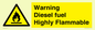 WV13099: Warning diesel fuel Highly Flammable