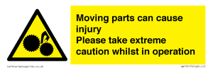 WV13117: Moving parts can cause injury Please take extreme caution whilst in operation