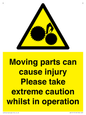 WV13117: Moving parts can cause injury Please take extreme caution whilst in operation