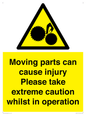 WV13117: Moving parts can cause injury Please take extreme caution whilst in operation