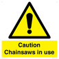 WV13121: Caution Chainsaws in use