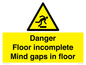 WV13125: Danger Floor incomplete Mind gaps in floor