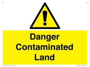 WV13129: Danger Contaminated Land