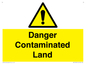 WV13129: Danger Contaminated Land